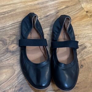 Lucky Brand Black Leather Flats